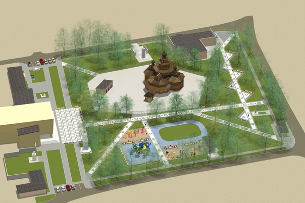 До 1 октября в станице Ивановской благоустроят центральный парк.